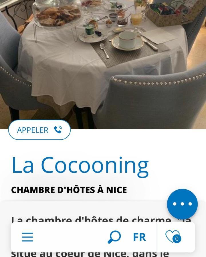 ニース Chambre Et Salle De Bain Cocooning Labellisee Bed & Breakfast エクステリア 写真